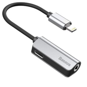 Baseus Lightning Male to 3.5mm Female Adaptor - Rose Gold