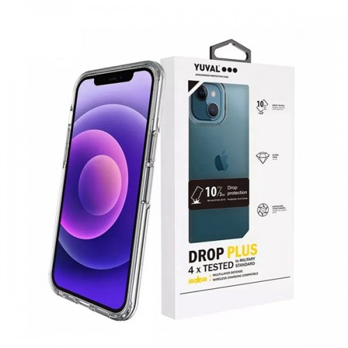 IPHONE 14 PRO CASE TRANSPARENT SHOCKPROOF PHONE CASE (YUVAL) - Image 2