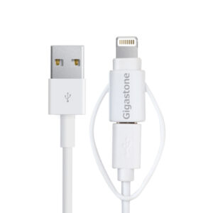 Gigastone MFi Certified - 2 in 1 Cable