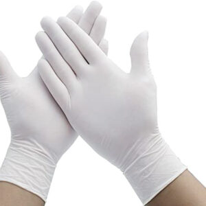 Disposable Latex Gloves - Large - 100 Pack